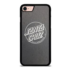 SANTA CRUZ SKATEBOARD LOGO ASPHALT iPhone 8 Case