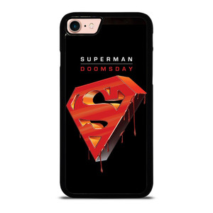 SUPERMAN DOOMSDAY LOGO iPhone 8 Case