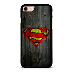SUPERMAN WOODEN LOGO iPhone 8 Case