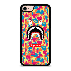 SUPREME BAPE CAMO COLOR FULL iPhone 8 Case