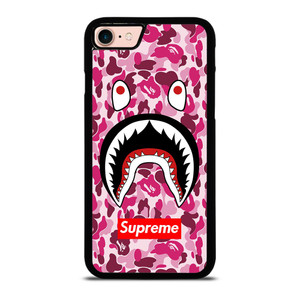 SUPREME BAPE CAMO SHARK iPhone 8 Case