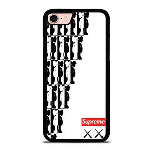 SUPREME KAWS BLACK WHITE iPhone 8 Case