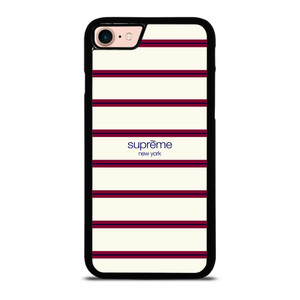 SUPREME NEW YORK RED STRIPE iPhone 8 Case