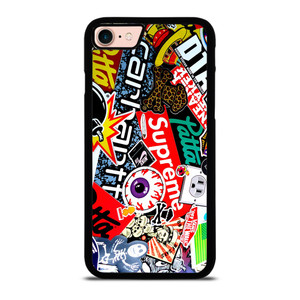 SUPREME STICKER AND OTHER BRAND iPhone 8 Case SUPREME STICKER AND OTHER BRAND iPhone 8 Case