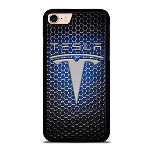 TESLA METAL LOGO iPhone 8 Case