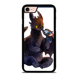 TOOTHLESS AND STITCH CARTOON 2 iPhone 8 Case