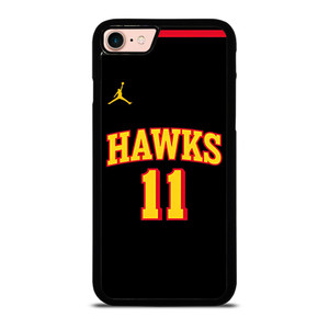 TRAE YOUNG ATLANTA HAWKS BLACK iPhone 8 Case