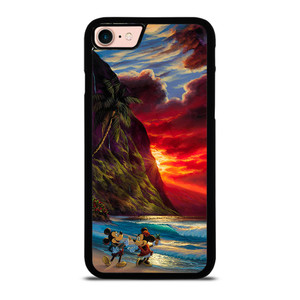 TROPICAL BEAUTIFUL MICKEY MINNIE iPhone 8 Case