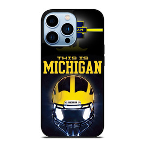 MICHIGAN WOLVERINES FOOTBALL iPhone 13 Pro Max Case MICHIGAN WOLVERINES FOOTBALL iPhone 13 Pro Max Case
