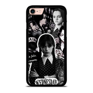 WEDNESDAY ADDAMS MOVIES COLLAGE iPhone 8 Case