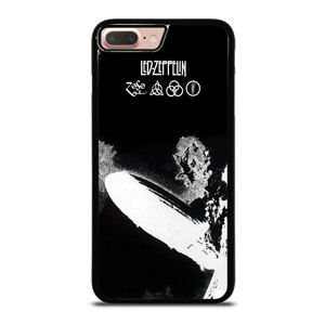 LED ZEPPELIN BLACK WHITE LOGO iPhone 8 Plus Case