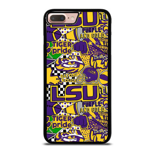 LSU Tigers UNIVERSUTY COLLAGE iPhone 8 Plus Case LSU Tigers UNIVERSUTY COLLAGE iPhone 8 Plus Case