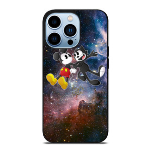 MICKEY MOUSE AND FELIX THE CAT iPhone 13 Pro Max Case