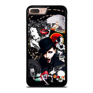 MARILYN MANSON GOTH COLLAGE iPhone 8 Plus Case