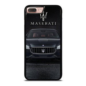 MASERATI CAR BLACK LOGO iPhone 8 Plus Case