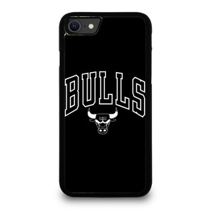 CHICAGO BULLS LOGO BLACK iPhone SE 2020 Case