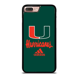 MIAMI HURRICANES GREEN LOGO iPhone 8 Plus Case