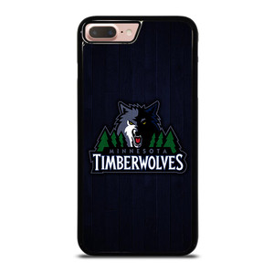 MINNESOTA TIMBERWOLVES WOODEN LOGO iPhone 8 Plus Case