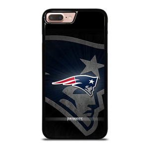 NEW ENGLAND PATRIOTS METAL LOGO iPhone 8 Plus Case