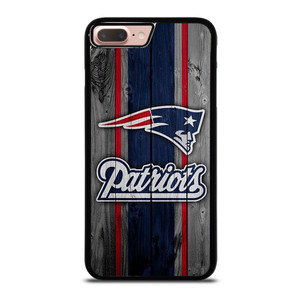 NEW ENGLAND PATRIOTS WOODEN LOGO iPhone 8 Plus Case