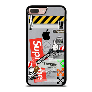 OFF WHITE SUPREME iPhone 8 Plus Case