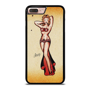 SAILOR JERRY BIKINI GIRL TATTOO iPhone 8 Plus Case