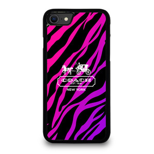 COACH NEW YORK BLACK VIOLET iPhone SE 2020 Case COACH NEW YORK BLACK VIOLET iPhone SE 2020 Case