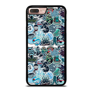 SEATTLE KRAKEN OCTOPUS COLLAGE iPhone 8 Plus Case