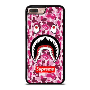 SUPREME BAPE CAMO SHARK iPhone 8 Plus Case