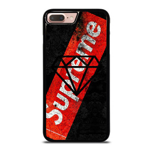 SUPREME X DIAMOND SUPPLY CO BLACK iPhone 8 Plus Case