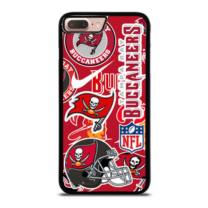 TAMPA BAY BUCCANEERS NFL STICKER BOMB iPhone 8 Plus Case