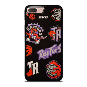 TORONTO RAPTORS LOGO COLLAGE iPhone 8 Plus Case