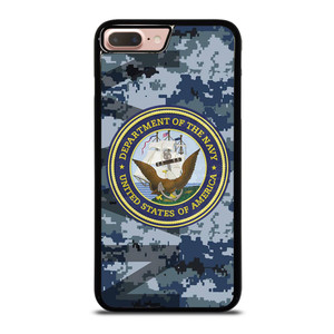 US NAVY CAMO LOGO iPhone 8 Plus Case