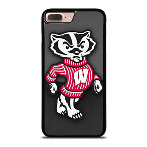 WISCONSIN BADGERS FOOTBALL MASCOT iPhone 8 Plus Case WISCONSIN BADGERS FOOTBALL MASCOT iPhone 8 Plus Case