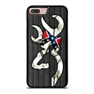 WOODEN CAMO BROWNING LOGO iPhone 8 Plus Case