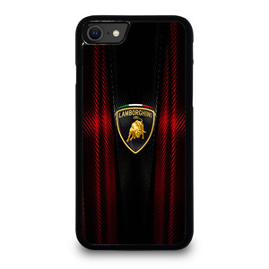 LAMBORGHINI RED CARBON iPhone SE 2020 Case