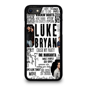 LUKE BRYAN QUOATE COLLAGE iPhone SE 2020 Case LUKE BRYAN QUOATE COLLAGE iPhone SE 2020 Case
