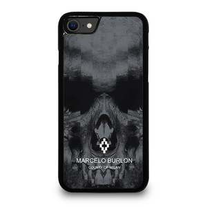 MARCELO BURLON SKULL LOGO iPhone SE 2020 Case