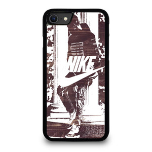 NIKE STREET URBAN BLACK WHITE iPhone SE 2020 Case