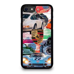 PORSCHE COLLAGE POSTER iPhone SE 2020 Case
