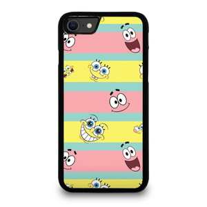SPONGEBOB PATRICK CUTE STRIPE iPhone SE 2020 Case