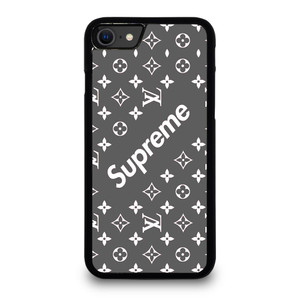 SUPREME GREY PATTREN iPhone SE 2020 Case