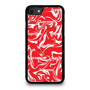 SUPREME MELTED RED ARTWORK iPhone SE 2020 Case