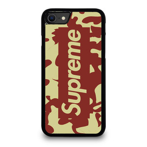 SUPREME RED CREAM LOGO iPhone SE 2020 Case