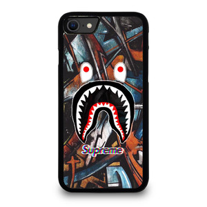 SUPREME X BAPE ABSTRACTIVE iPhone SE 2020 Case