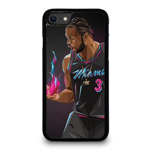 DWYANE WADE MIAMI HEAT ART iPhone SE 2020 Case
