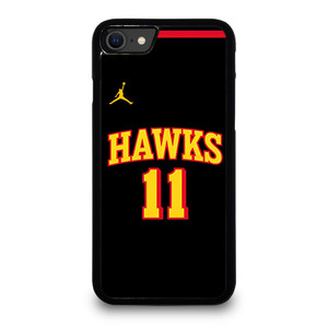 TRAE YOUNG ATLANTA HAWKS BLACK iPhone SE 2020 Case