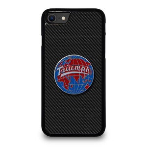 TRIUMPH WORLDWIDE LOGO CARBON iPhone SE 2020 Case