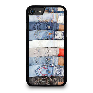 TRUE RELIGION BRAND JEANS COLLAGE iPhone SE 2020 Case