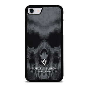 MARCELO BURLON SKULL LOGO iPhone SE 2022 Case MARCELO BURLON SKULL LOGO iPhone SE 2022 Case